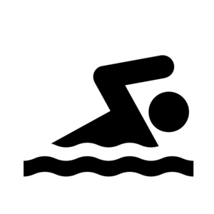 Swimmer White Clip Art - vector clip art online ...
