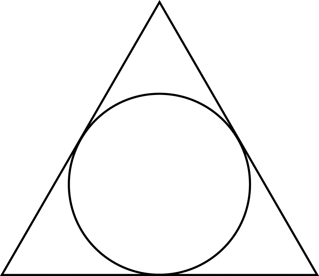 Triangle Circumscribed About A Circle | ClipArt ETC