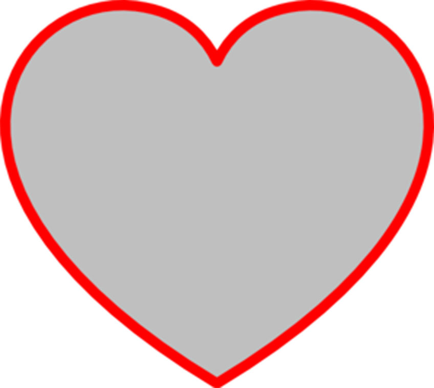 free clipart heart template - photo #37