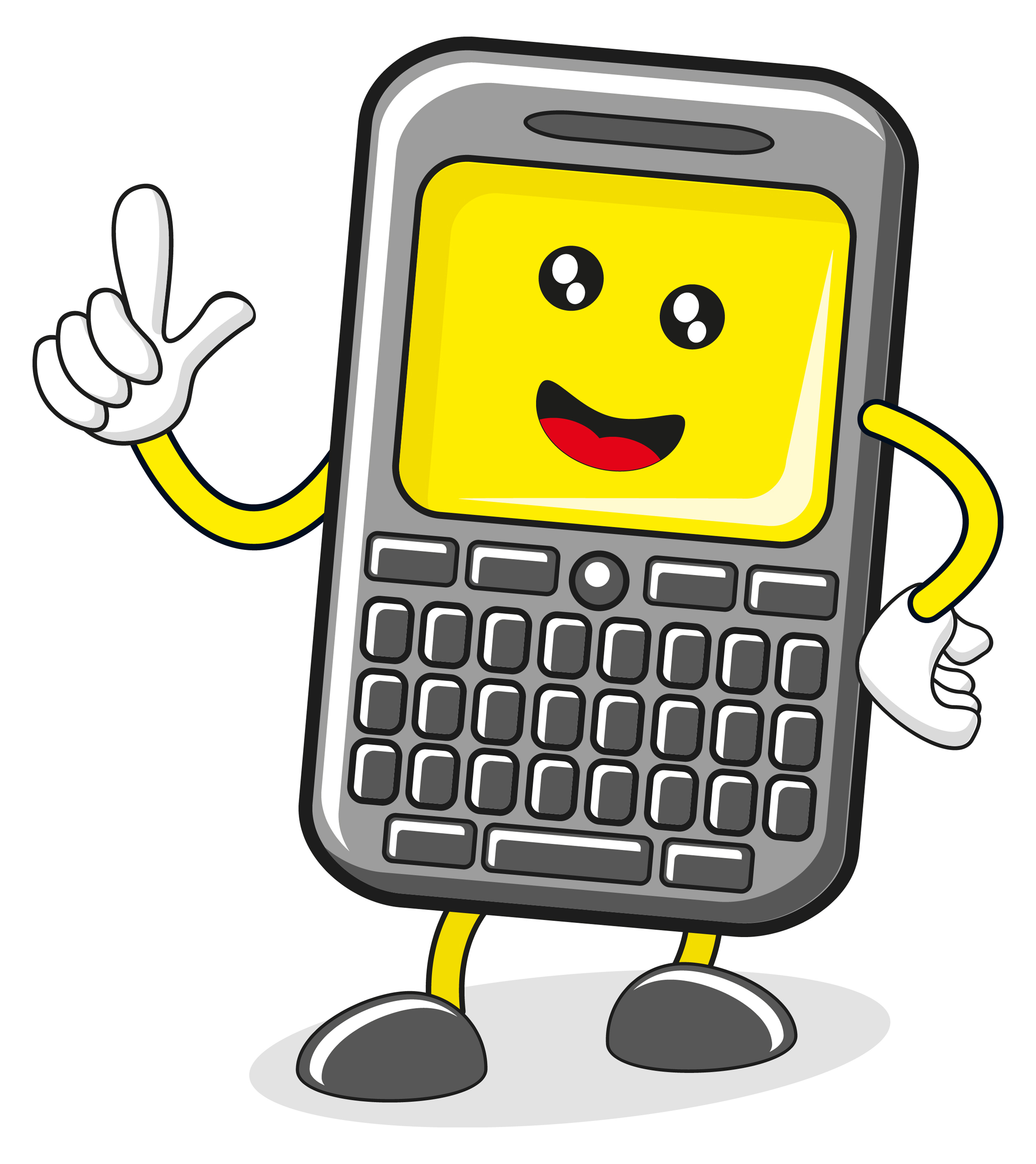 Animated clipart cell phone