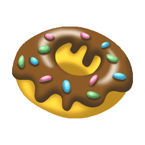 Donut-clip-art-11 - Polyvore