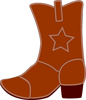 Cowboy Boot Clip Art