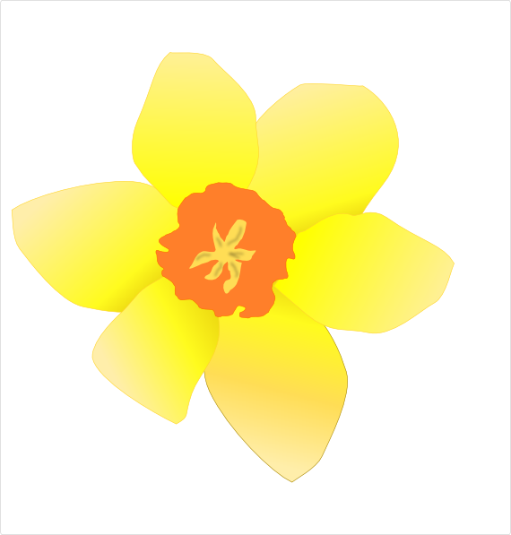 daffodil flower clip art free - photo #20