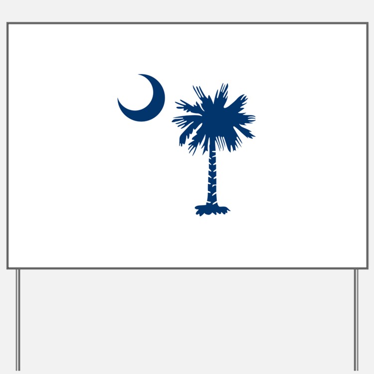 South Carolina Palmetto Tree Crescent Moon Yard Signs | Custom ...