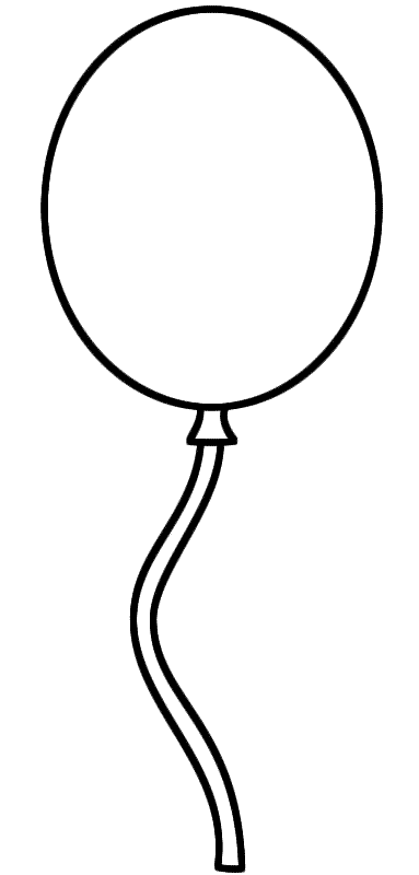 Balloon - Coloring Page (Leap Day)