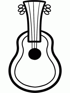 Line Drawing Guitar - ClipArt Best
