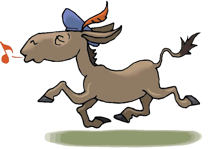 clipart cartoon donkey - photo #36