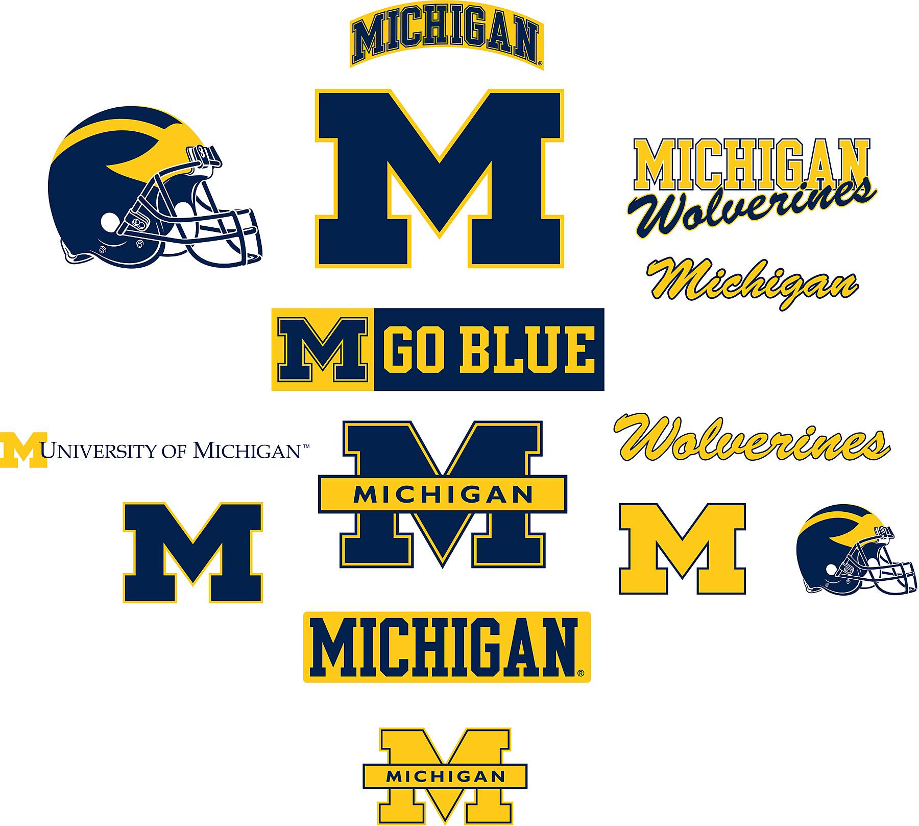 Michigan Wolverines Logo Wallpaper clipart