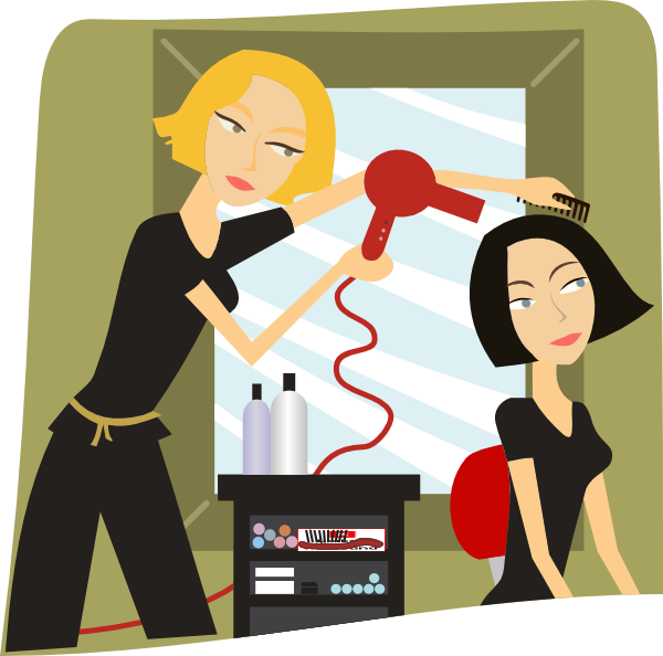 hair salon clipart<