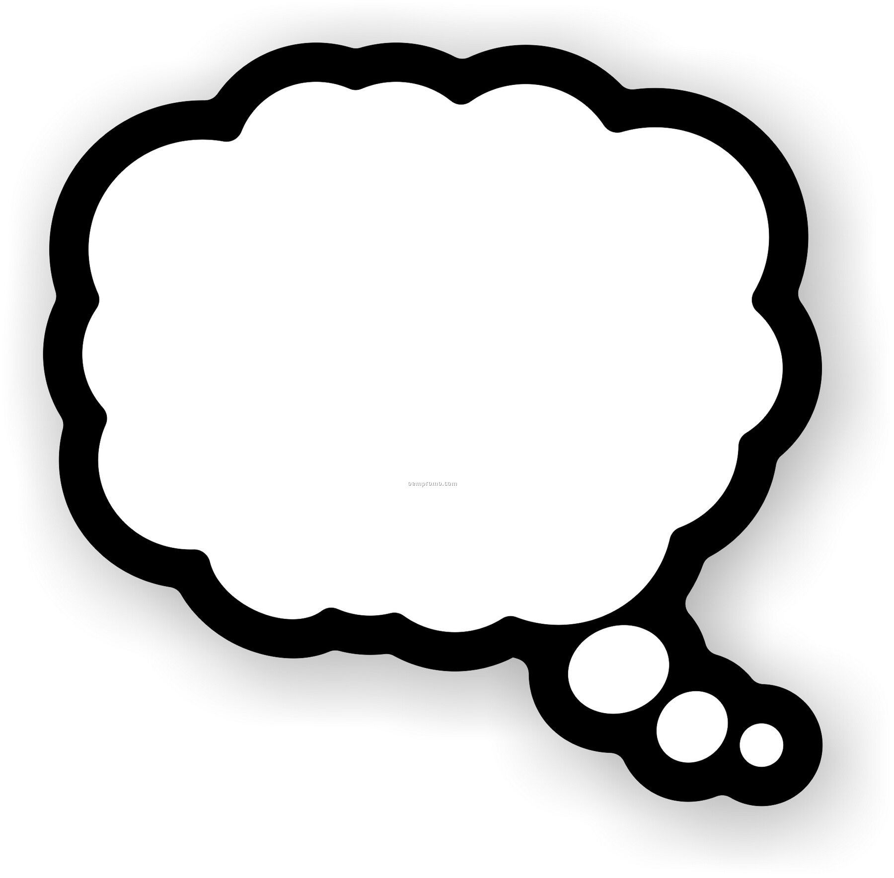 Word bubble printable thought bubbles clipart image 2 - Clipartix