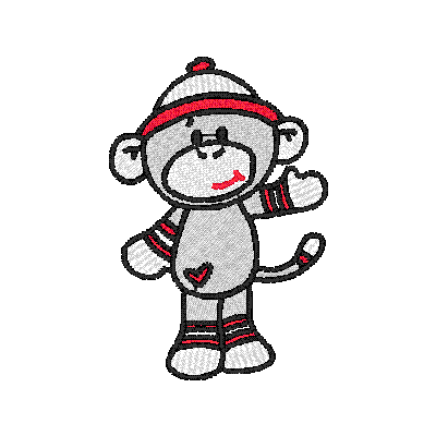 Sock monkey clip art free