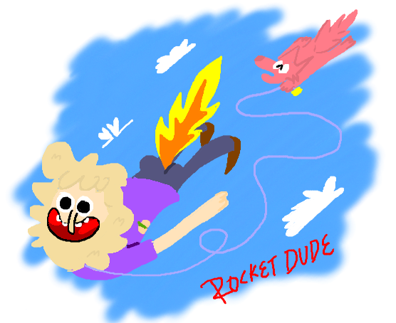 410 views Rocket Dog — self-explanatory! Fan art by Israel Rendon. In...