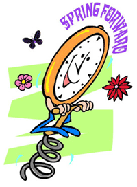 Pix For > Spring Forward Clipart
