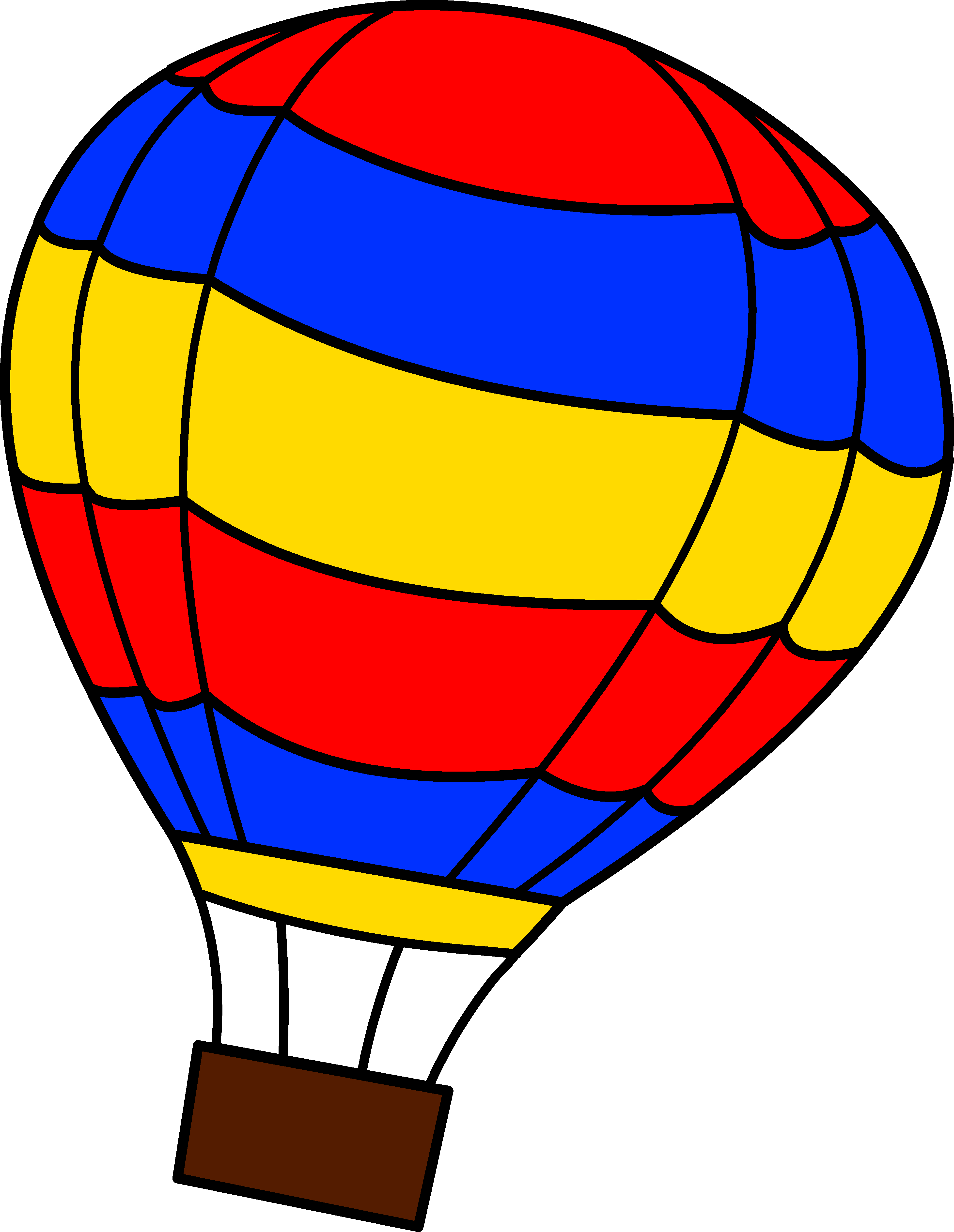 Hot Air Balloon Clip Art Cartoon - Free Clipart Images
