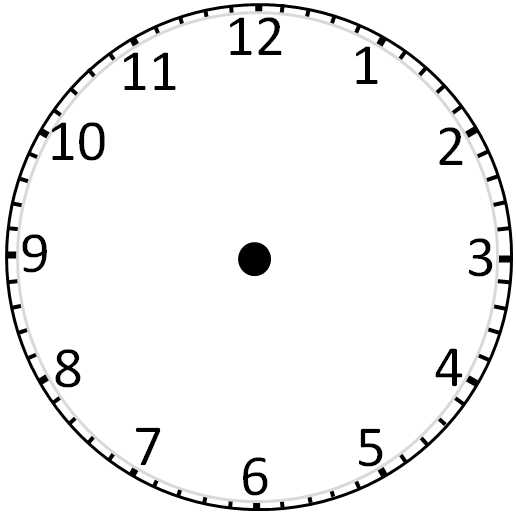 Pics For > Analog Clock No Hands