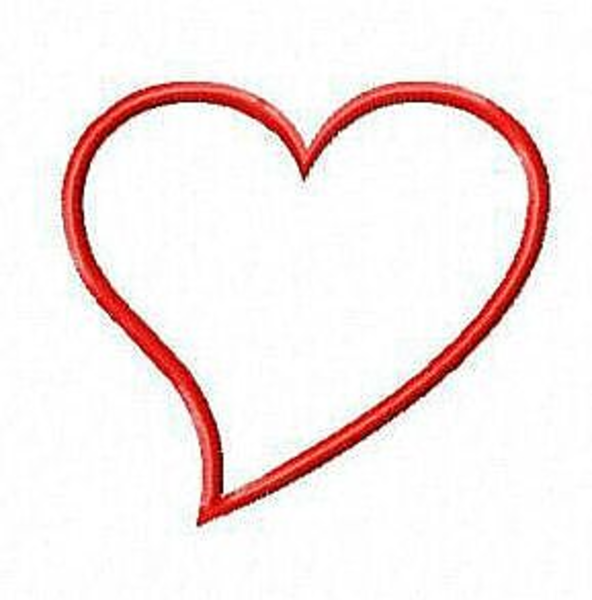 Valentine Heart Outline Main Full | Free Images ...