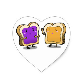 Peanut Butter And Jelly Stickers | Zazzle