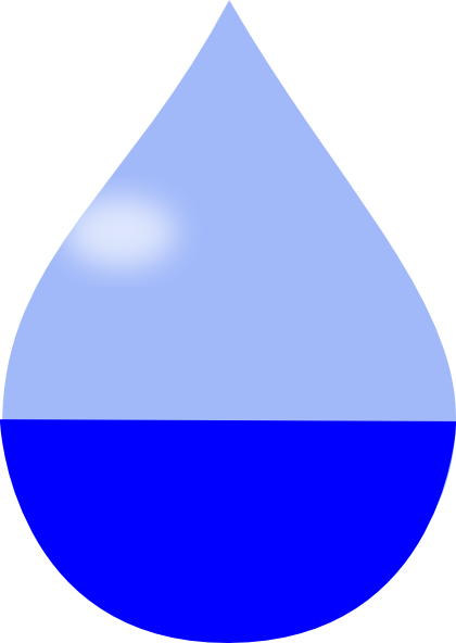 Water droplet clip art