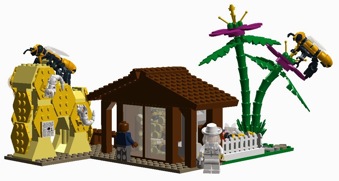 My Increasingly Zoo-Themed Life: LEGO Zoo #0009: Honeybee Hive