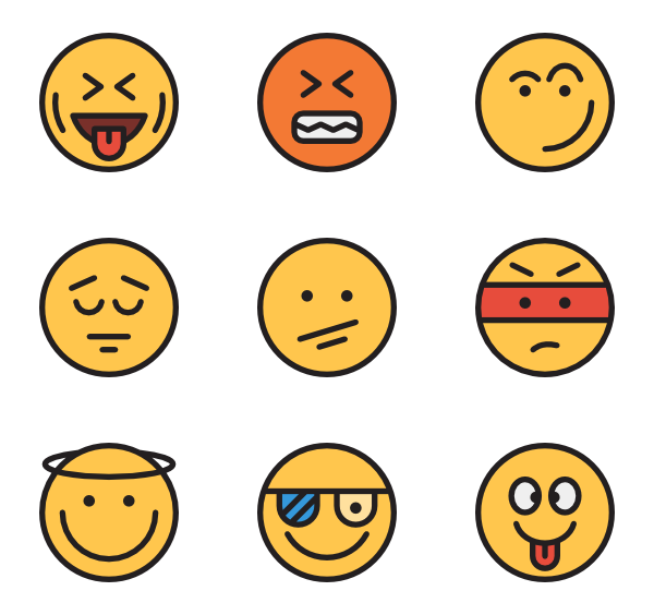 Smiley Icons - 1,833 free vector icons