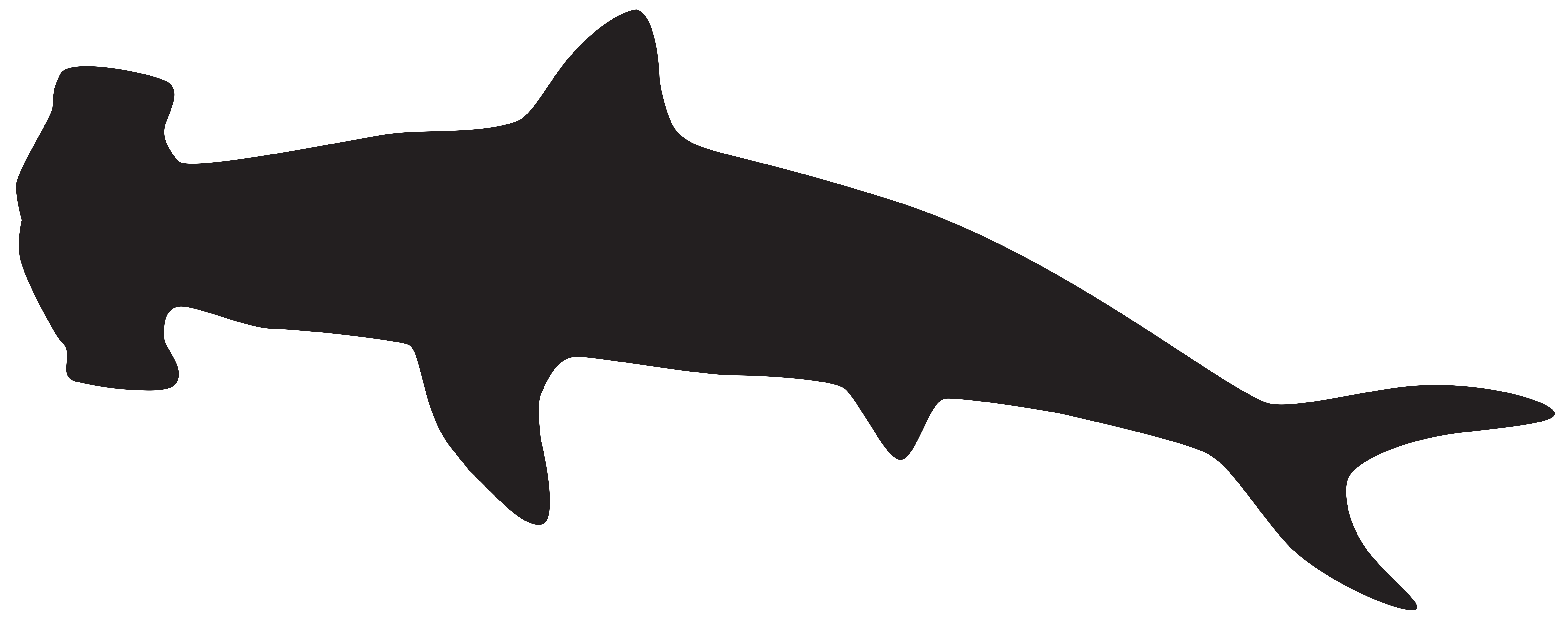 Shark Silhouette Clip Art – Clipart Free Download