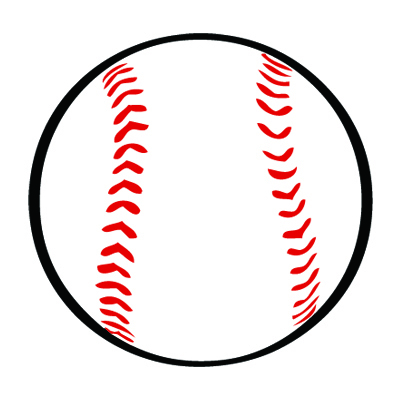 Baseball clip art at vector - Clipartix