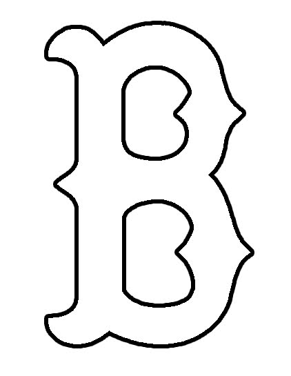 boston b logo outline red sox logo outline 2hn9tn4