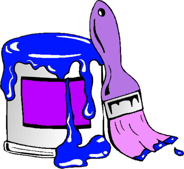 Purple Paint Clipart - ClipArt Best