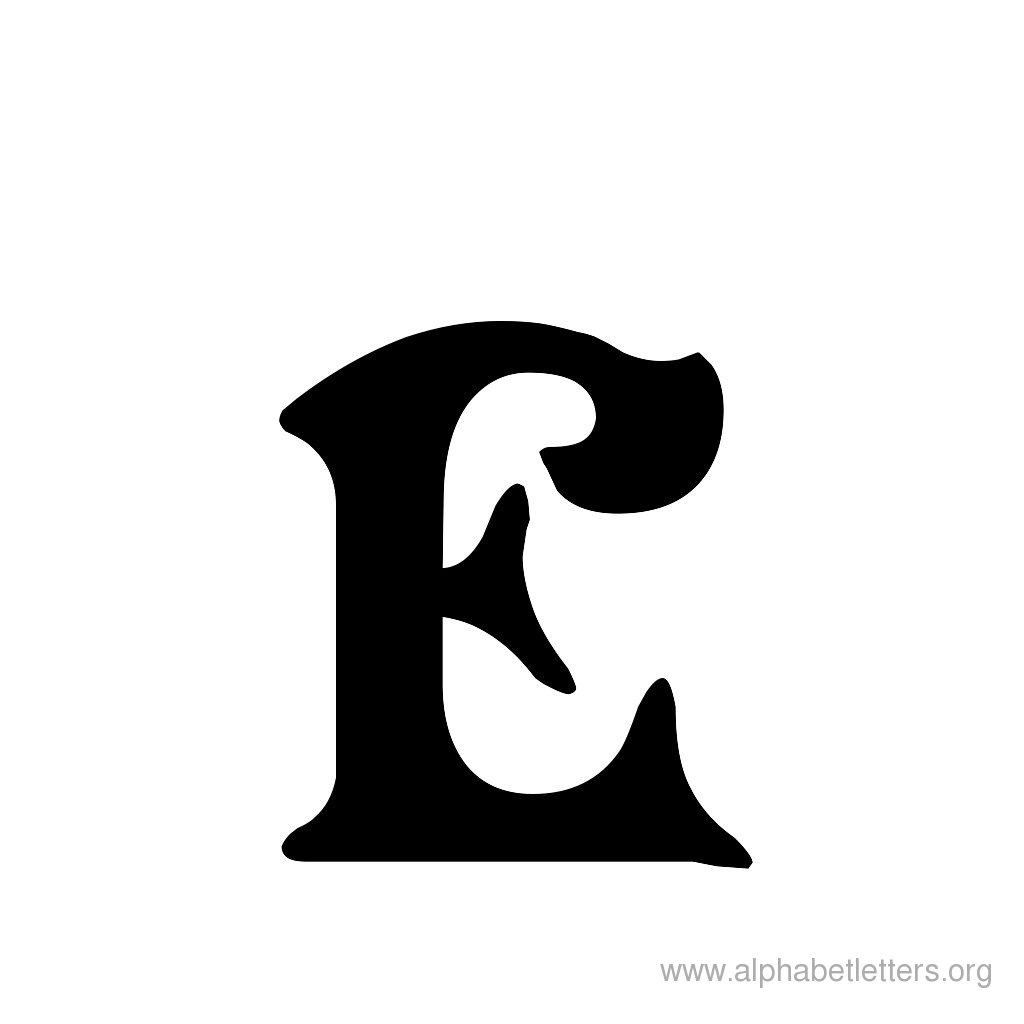 Download Printable Victorian Letter Alphabets | Alphabet Letters Org