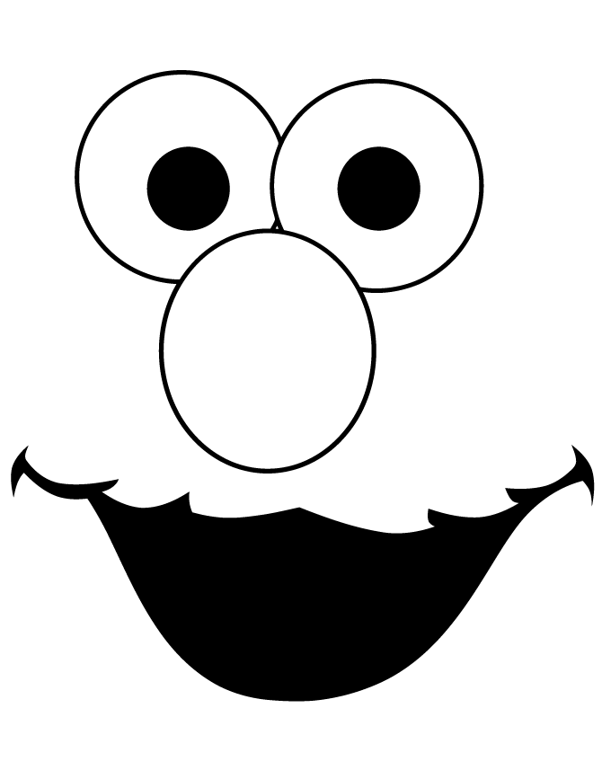 elmo face coloring pages free elmo face coloring pages free ...