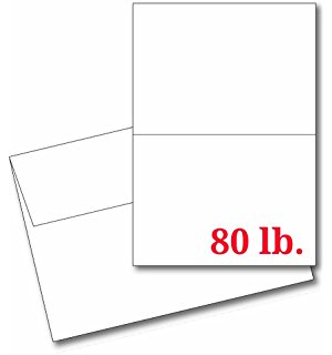 Amazon.com : 5" X 7" Heavyweight Blank White Greeting Card Sets ...