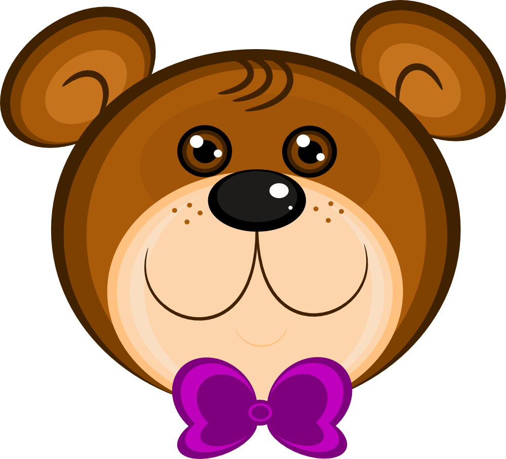 teddy bear head clip art - photo #6