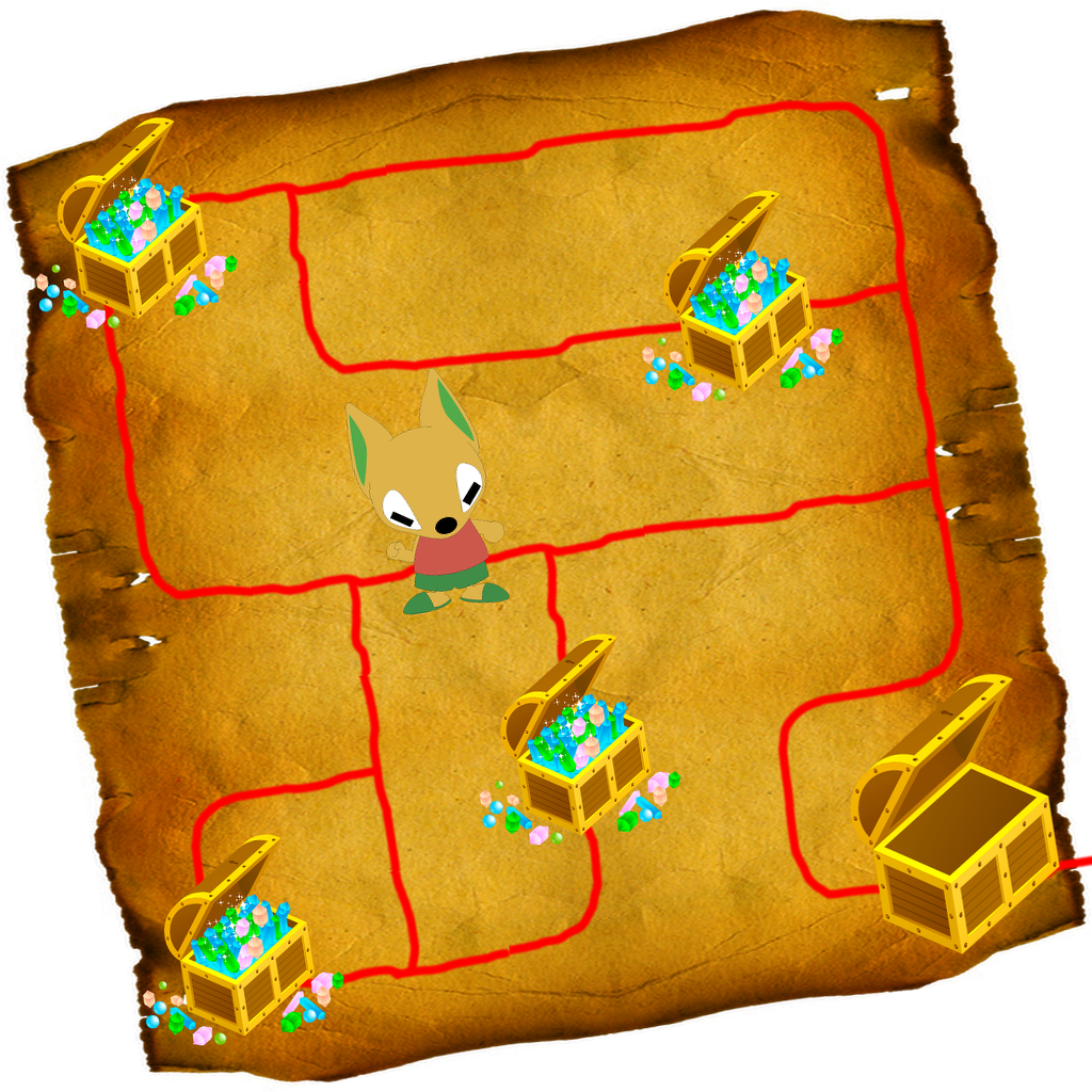 Simple Treasure Map - ClipArt Best
