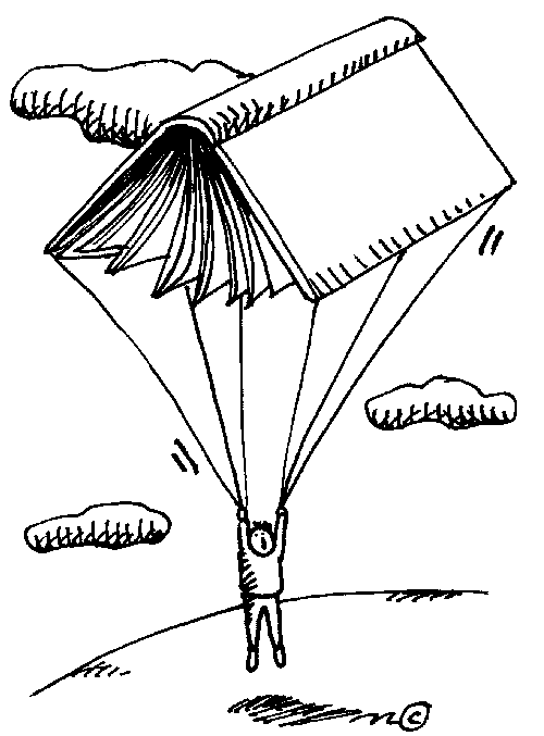 book parachute - Clip Art Gallery