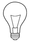 Coloring page light bulb - img 10244.