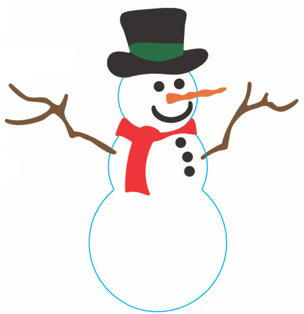 Frosty the snowman clipart - ClipartFox