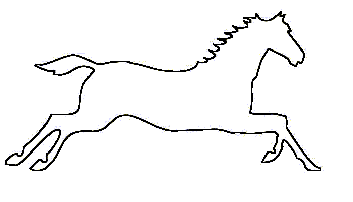 Printable Horse Stencils