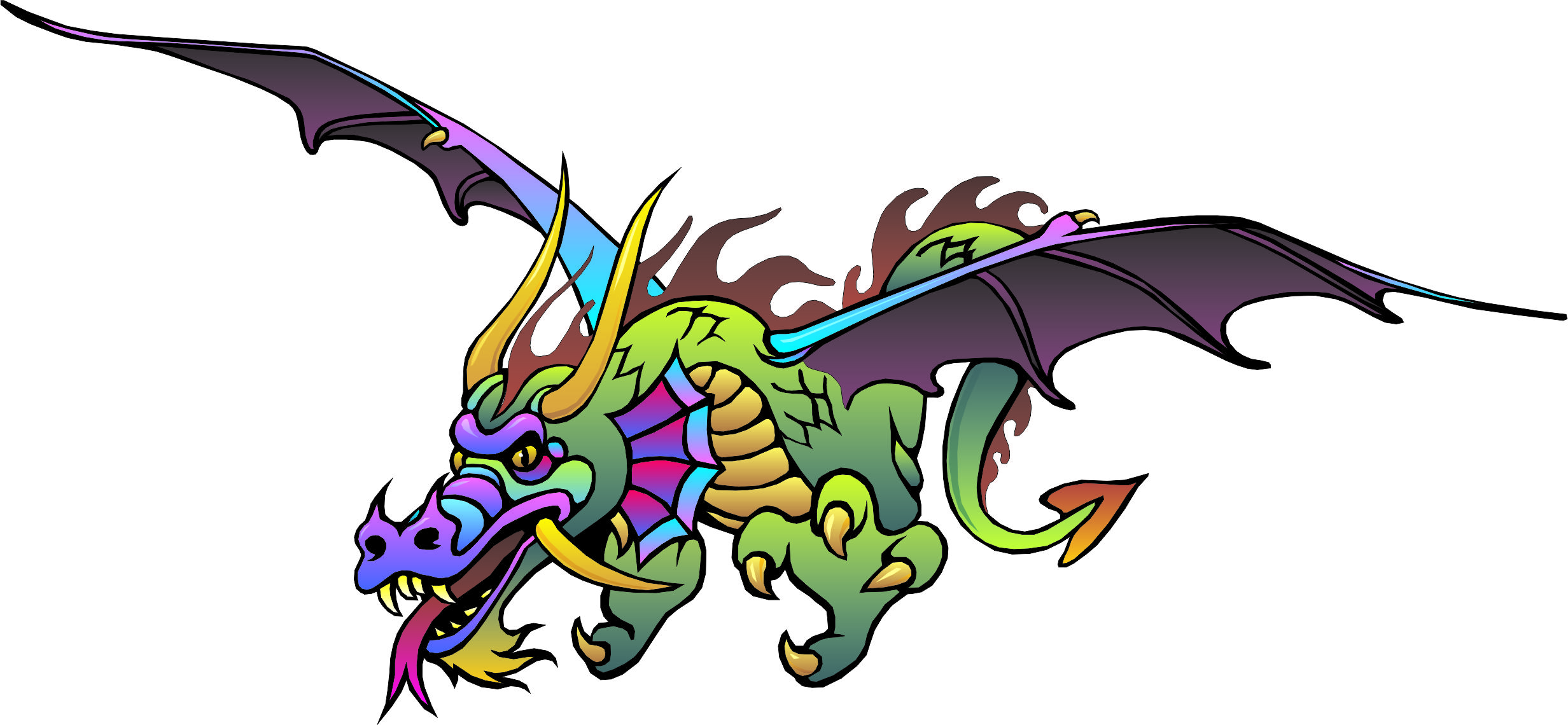 Colorful Dragon Pictures - ClipArt Best