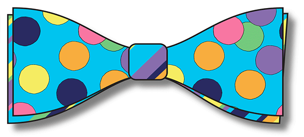 The Big Dots Collection: 7 Cut & Sew Bow-Ties Fabric - Lavaguy.com
