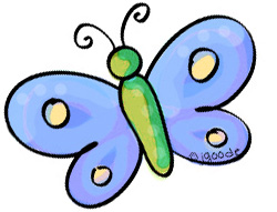 Free butterfly clipart for preschool