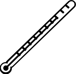 Thermometer clipart black and white - ClipartFox