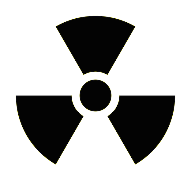 Radiation Hazard Warning | Warning Decal | Radiation Hazard Decal