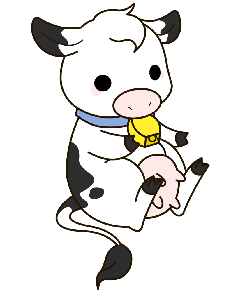 Cute clipart cow