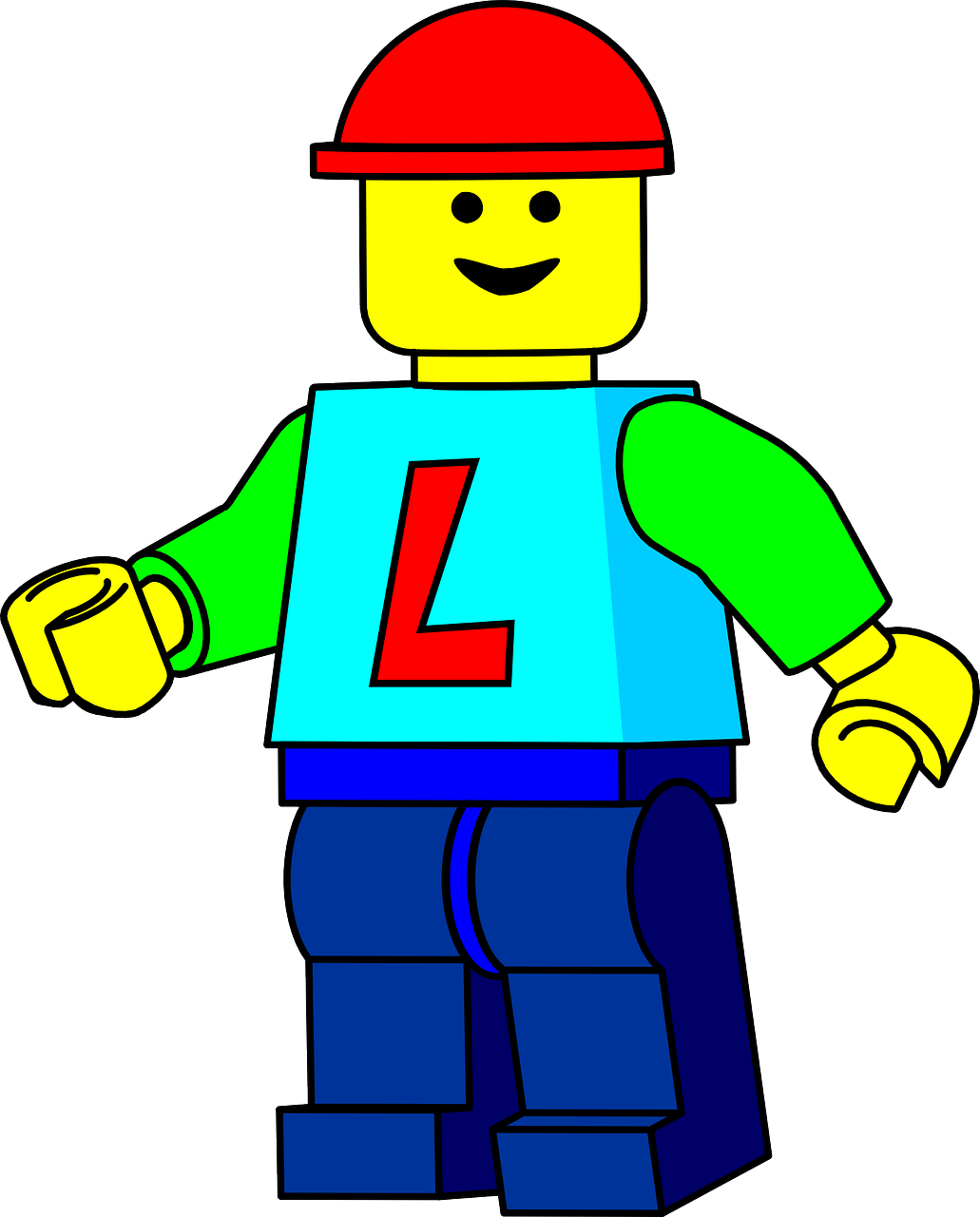 Lego head blank clipart png