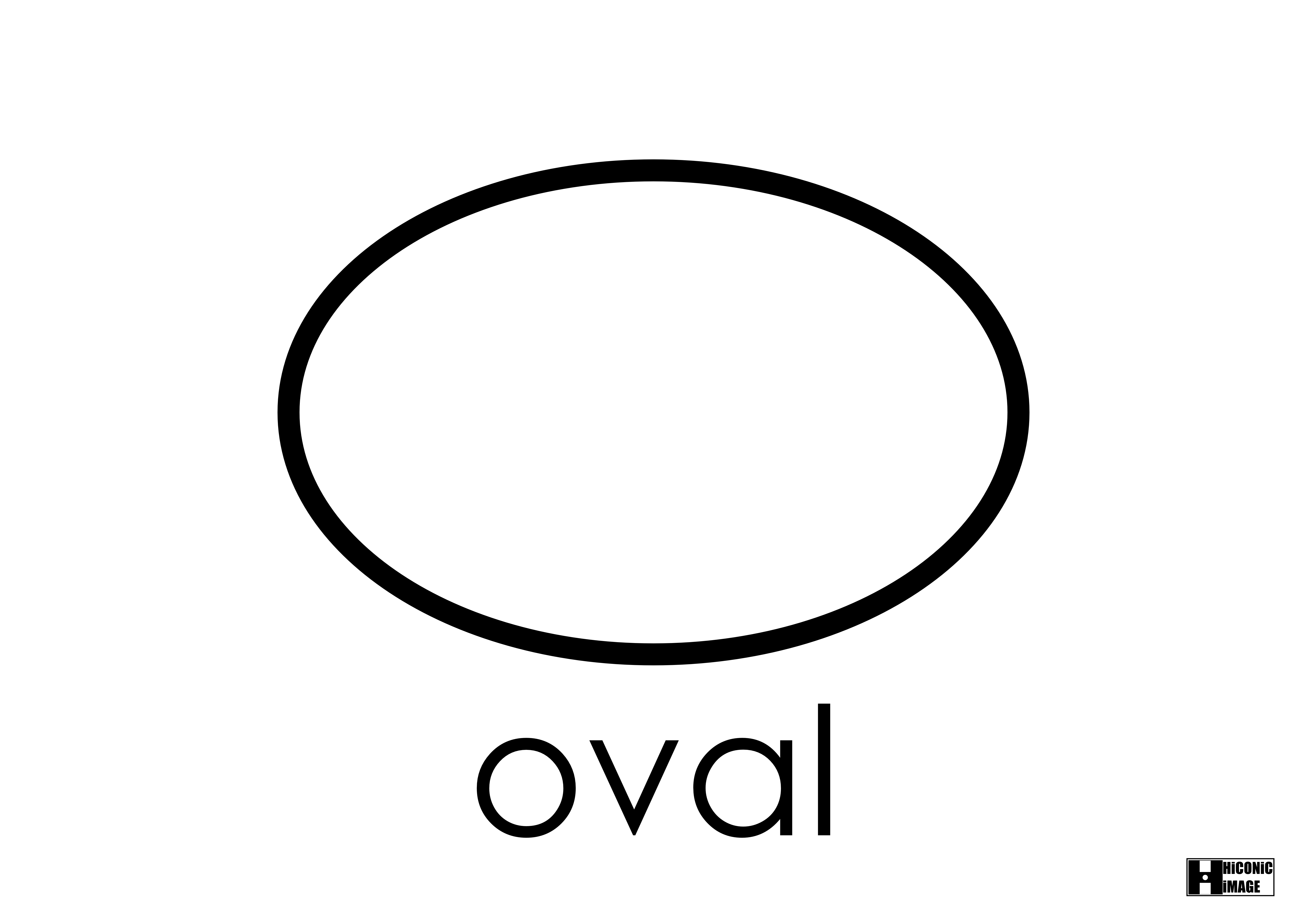 Best Photos of Long Oval Shapes Templates - Oval Shape Template ...