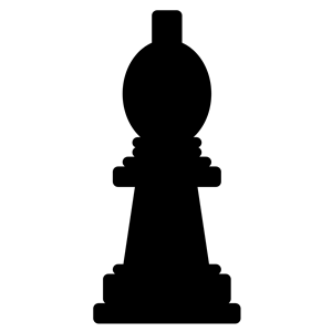 Bishop chess piece clipart