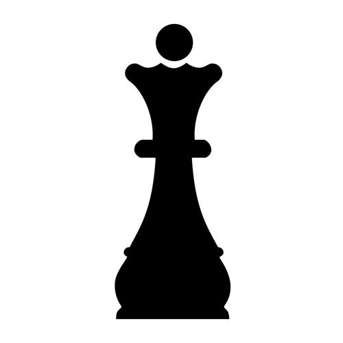 Queen chess piece clipart