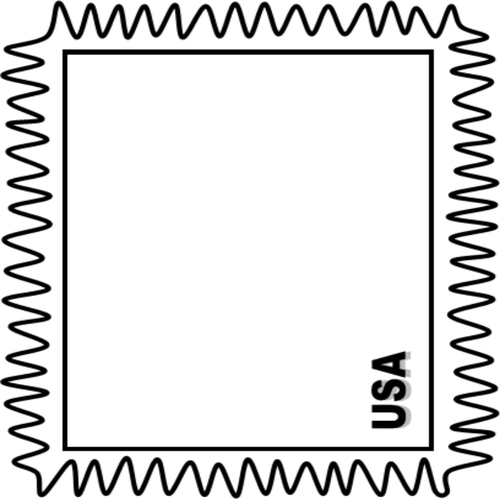 Blank stamp vector illustration | Public domain vectors