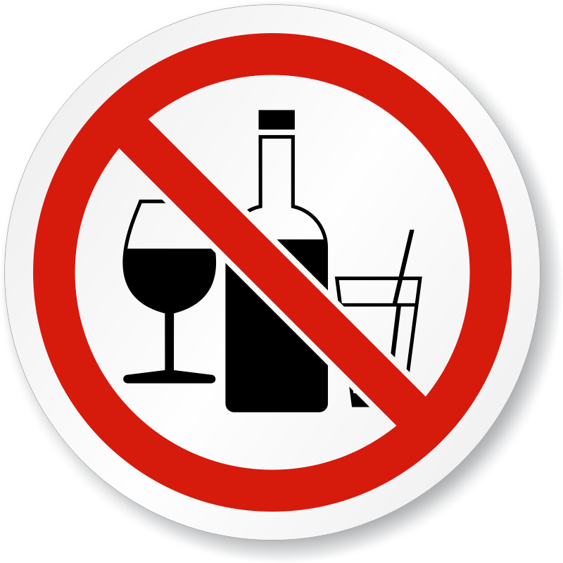 No Drugs Or Alcohol Clipart