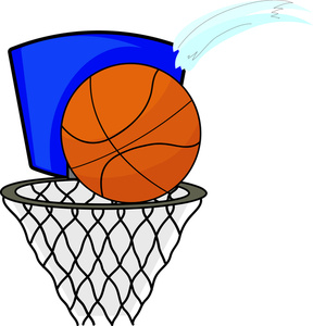 Cartoon basketball clipart